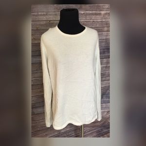 Cashmere crew neck sweater